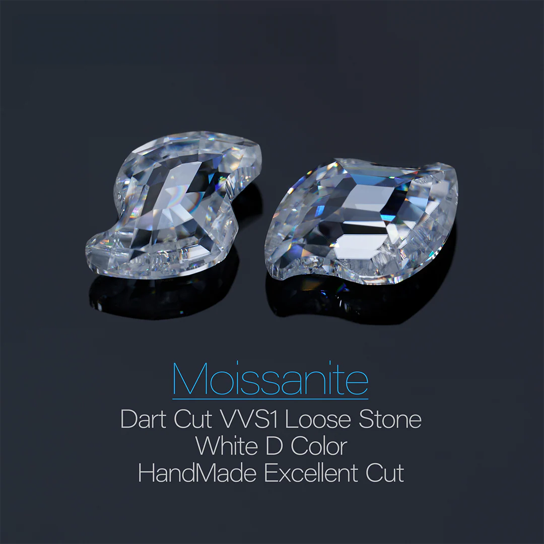 DART CUT MOISSANITE LOOSE DIAMOND - Image 3
