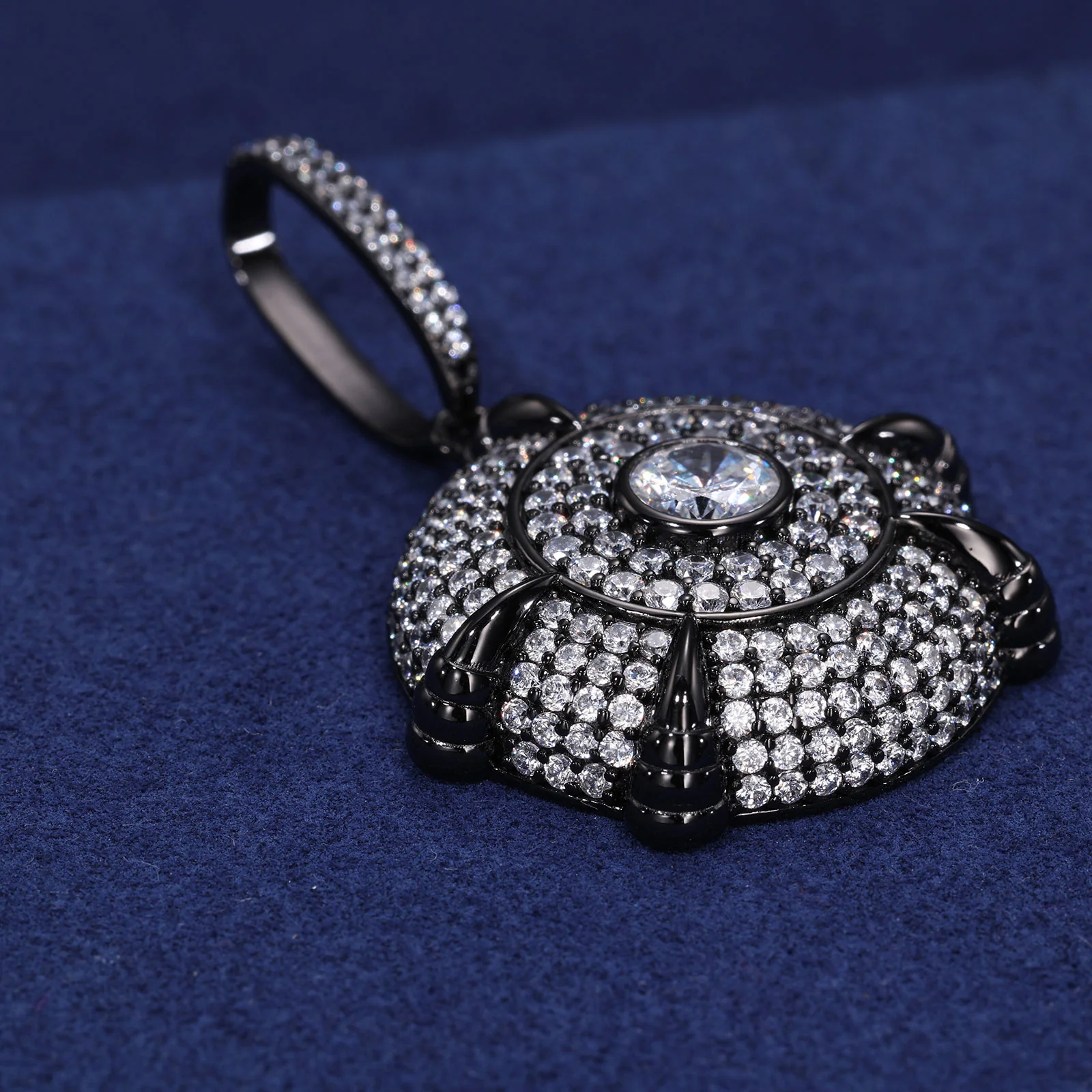 DRAGON CLAW MOISSANITE DIAMOND PENDANT IN STERLING SILVER - Image 5