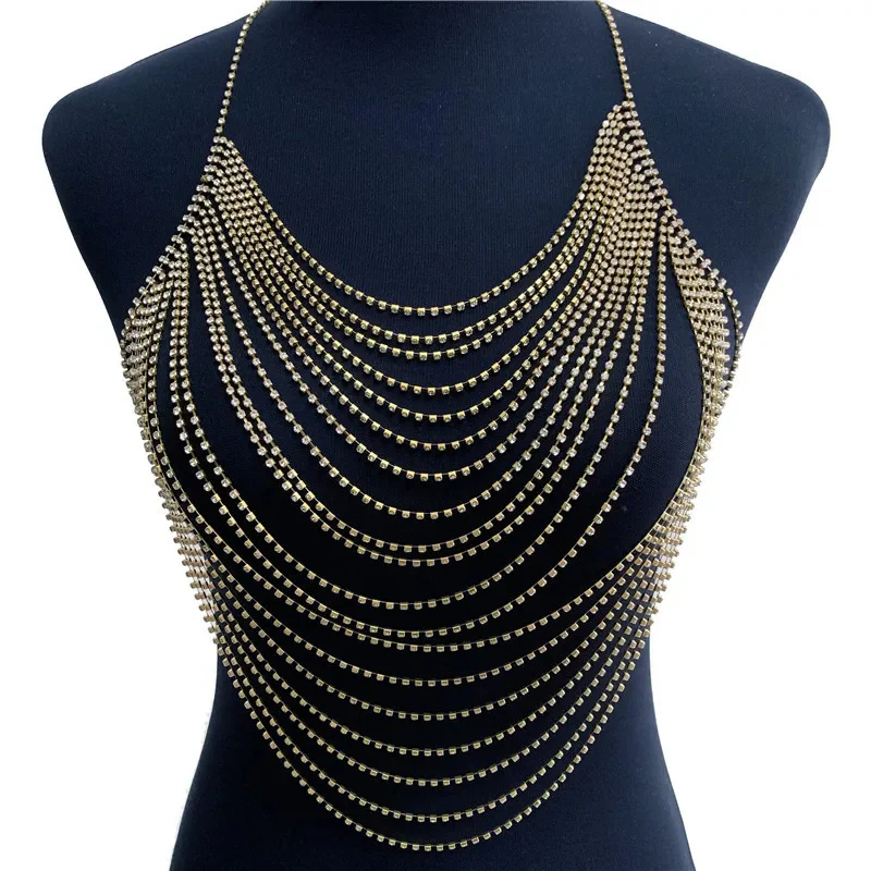 ECLIPSE LAYERED CRYSTAL BODY CHAIN - Image 2