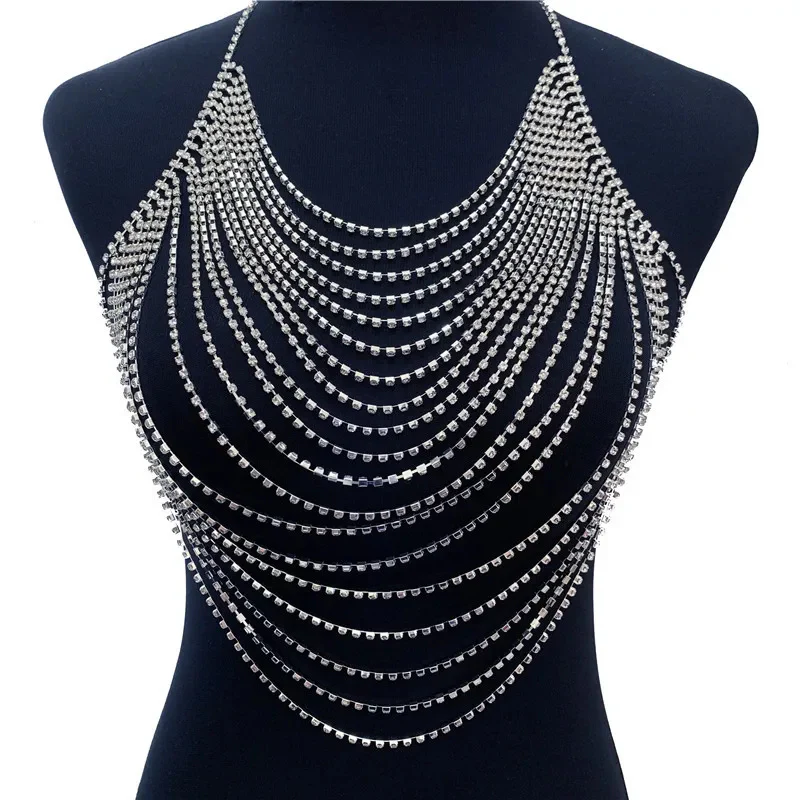 ECLIPSE LAYERED CRYSTAL BODY CHAIN - Image 3