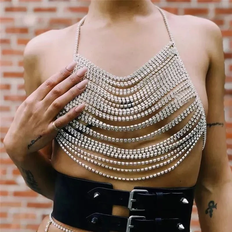 ECLIPSE LAYERED CRYSTAL BODY CHAIN - Image 4