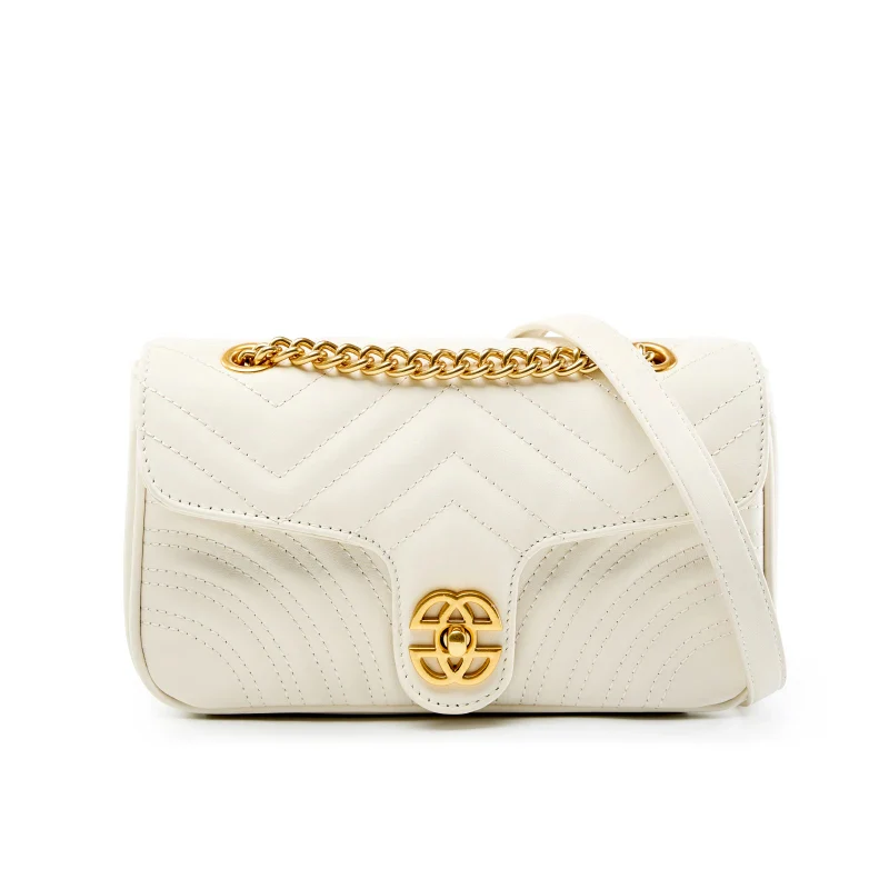 ELARA GOLD LINK CROSSBODY BAG - Image 5