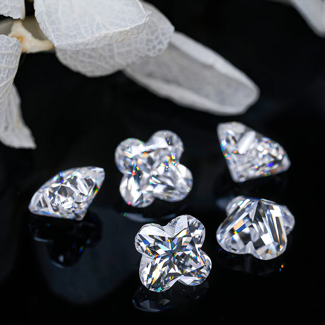 FOUR LEAF CLOVER CUT MOISSANITE LOOSE DIAMOND - Image 4