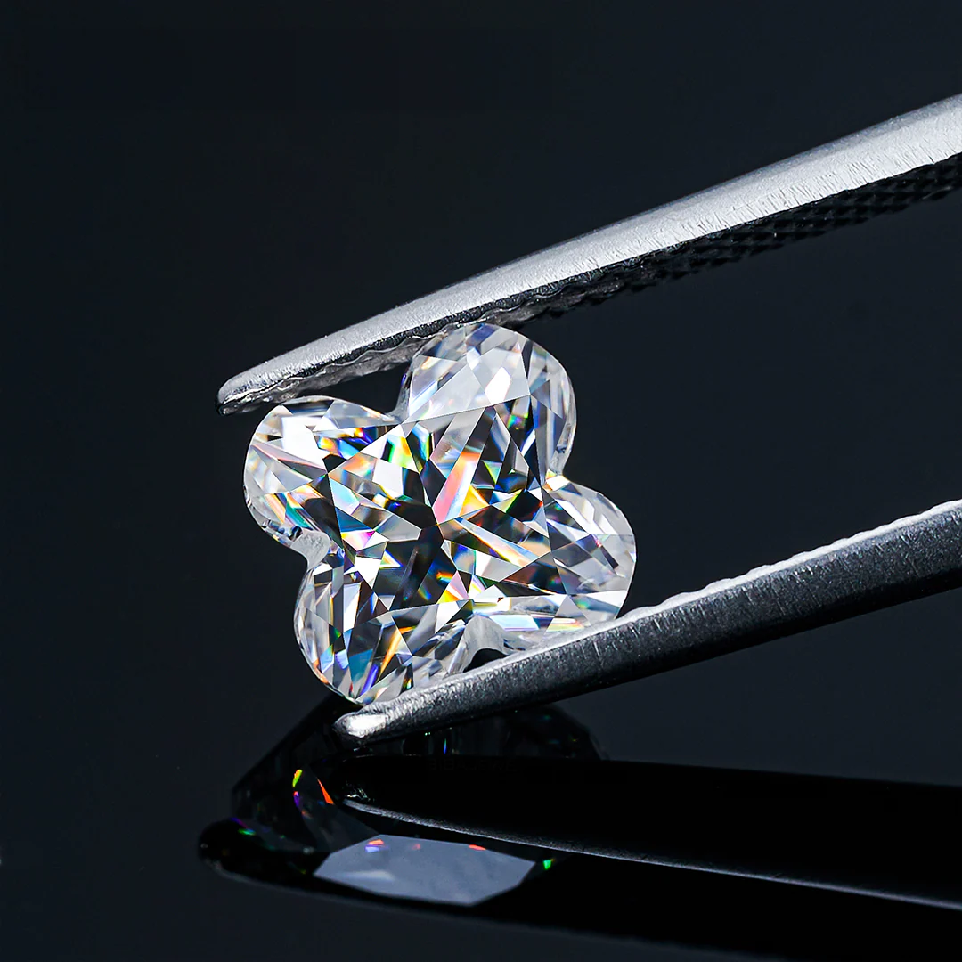 FOUR LEAF CLOVER CUT MOISSANITE LOOSE DIAMOND - Image 5