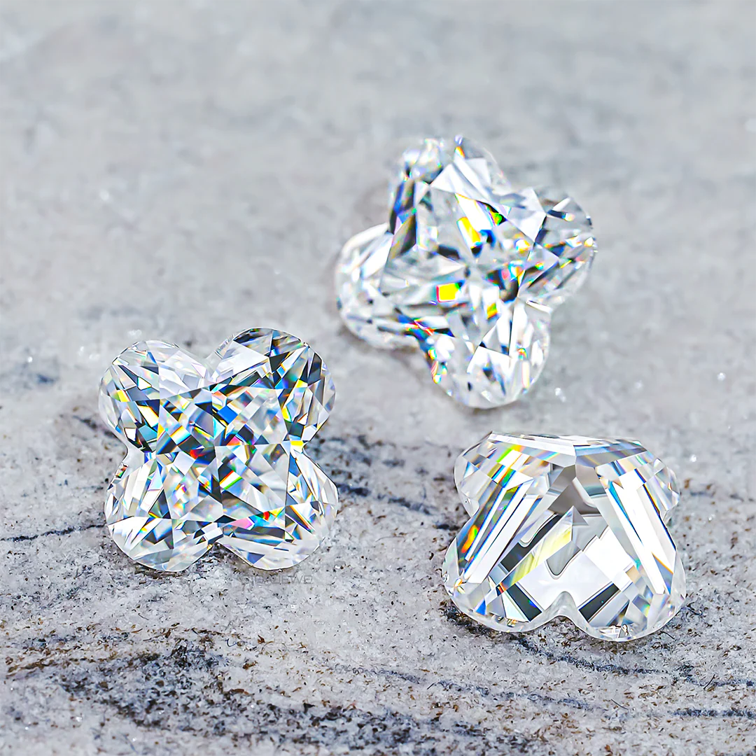 FOUR LEAF CLOVER CUT MOISSANITE LOOSE DIAMOND - Image 6
