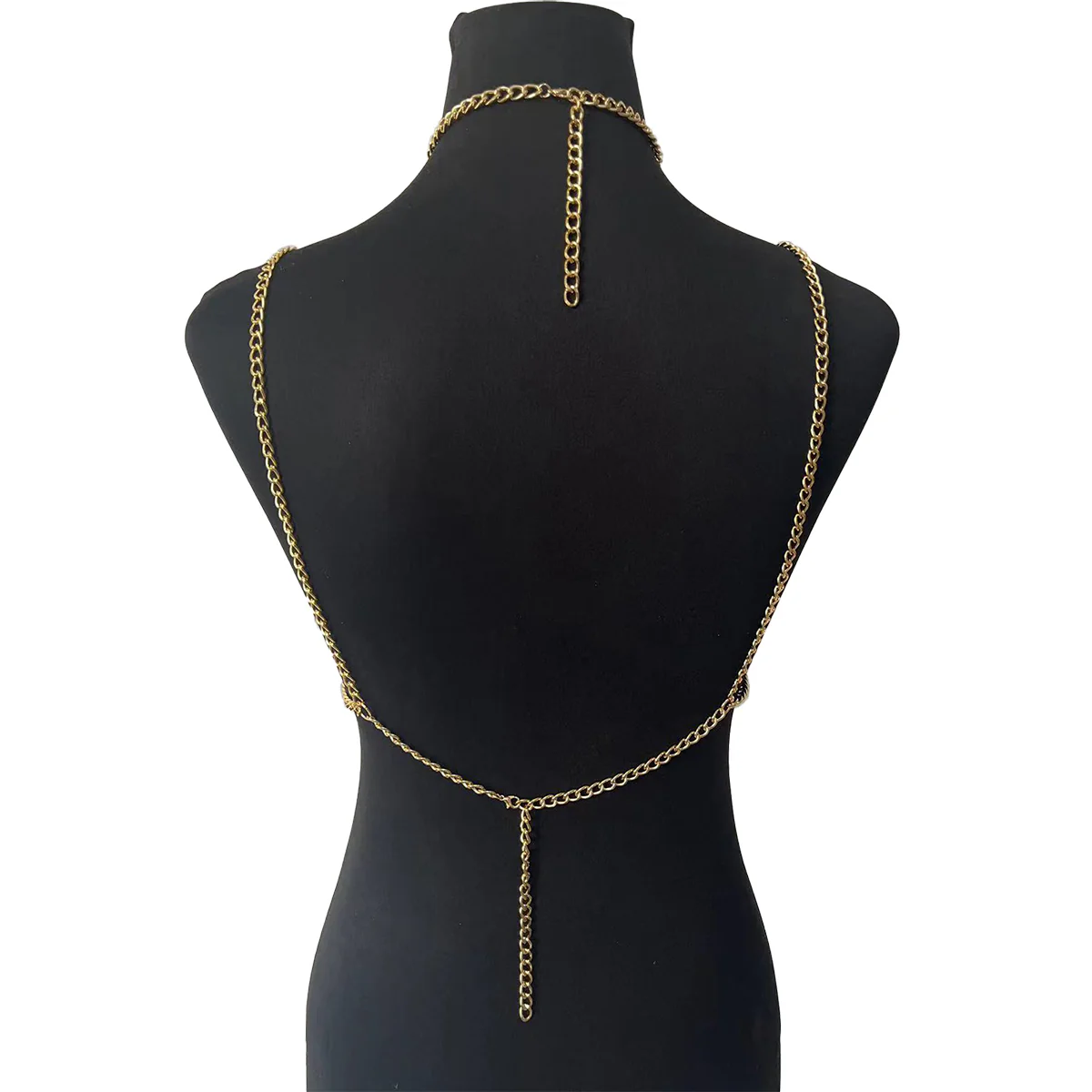 GEOMETRIC RING BODY CHAIN BRALETTE - Image 4
