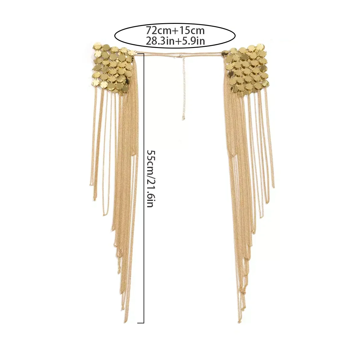 GILDED CASCADE SHOULDER CAPE - Image 8