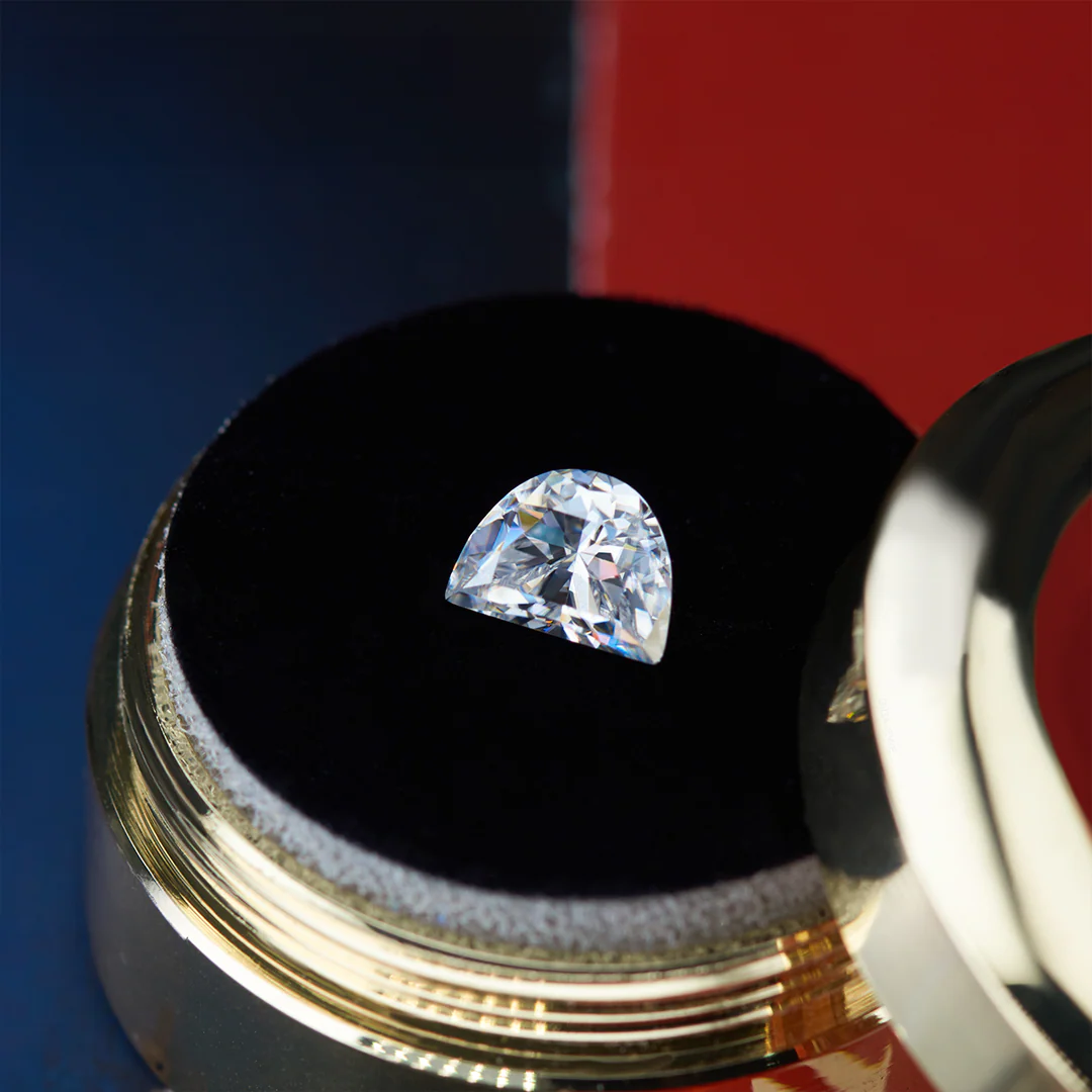 HALF MOON CUT MOISSANITE LOOSE DIAMOND - Image 4