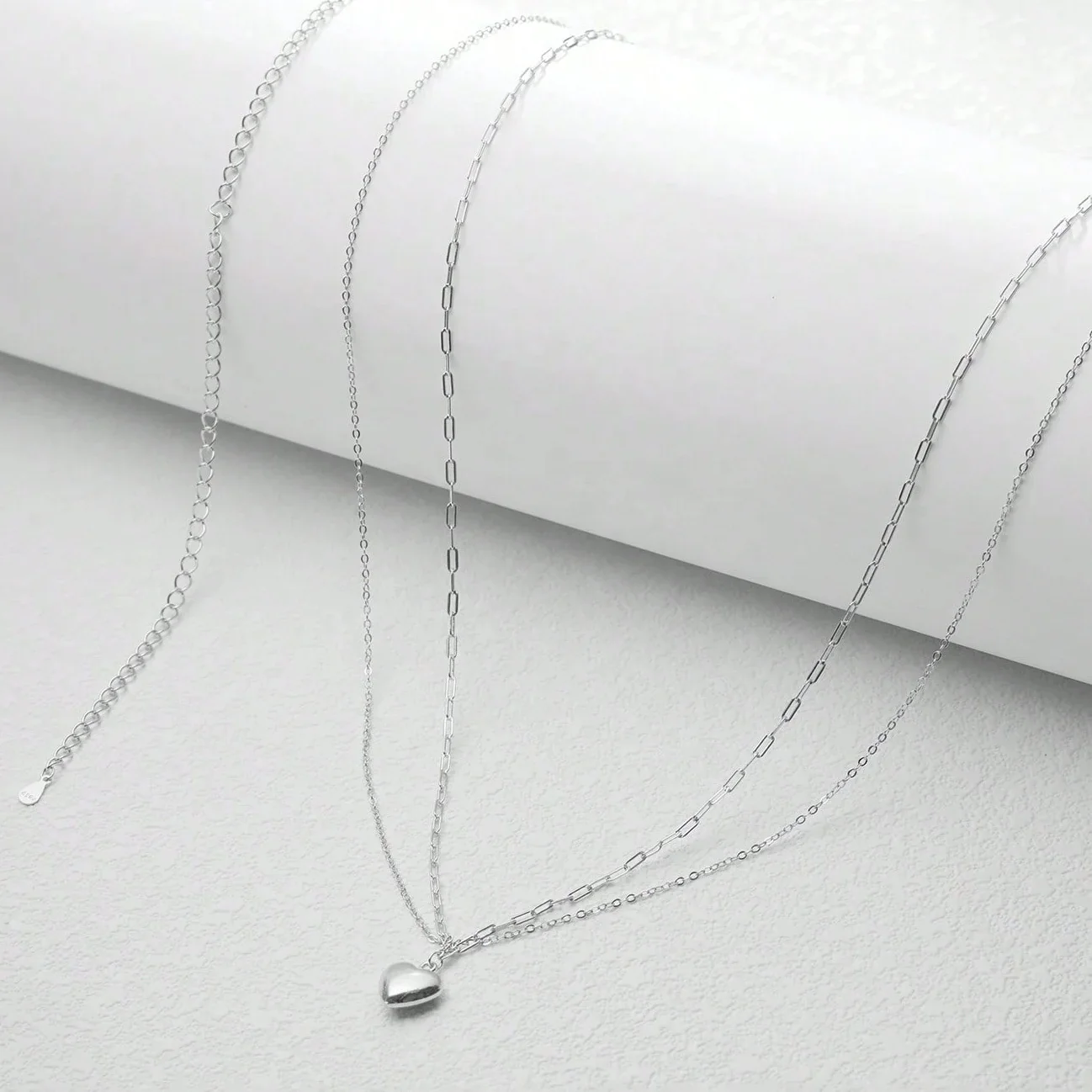 HEART WAIST CHAIN IN STERLING SILVER - Image 3