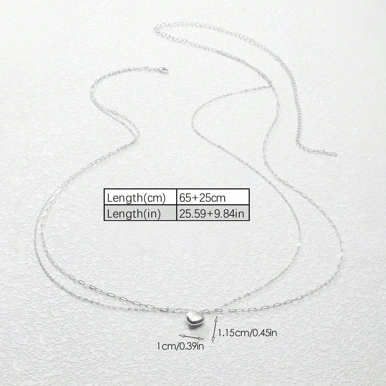 HEART WAIST CHAIN IN STERLING SILVER - Image 5