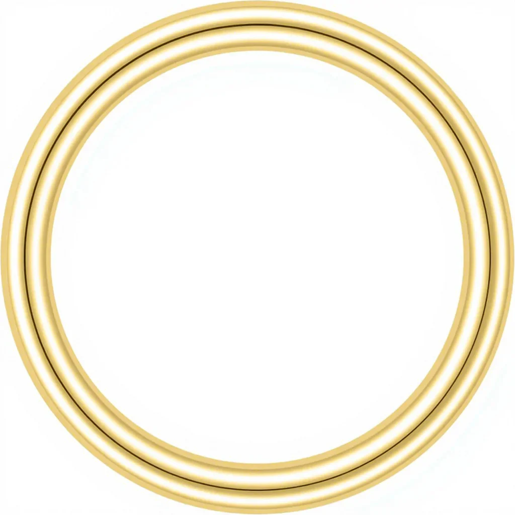 HINGED CLASSIC HOOP EARRING/NOSE RING IN SOLID GOLD - Image 4