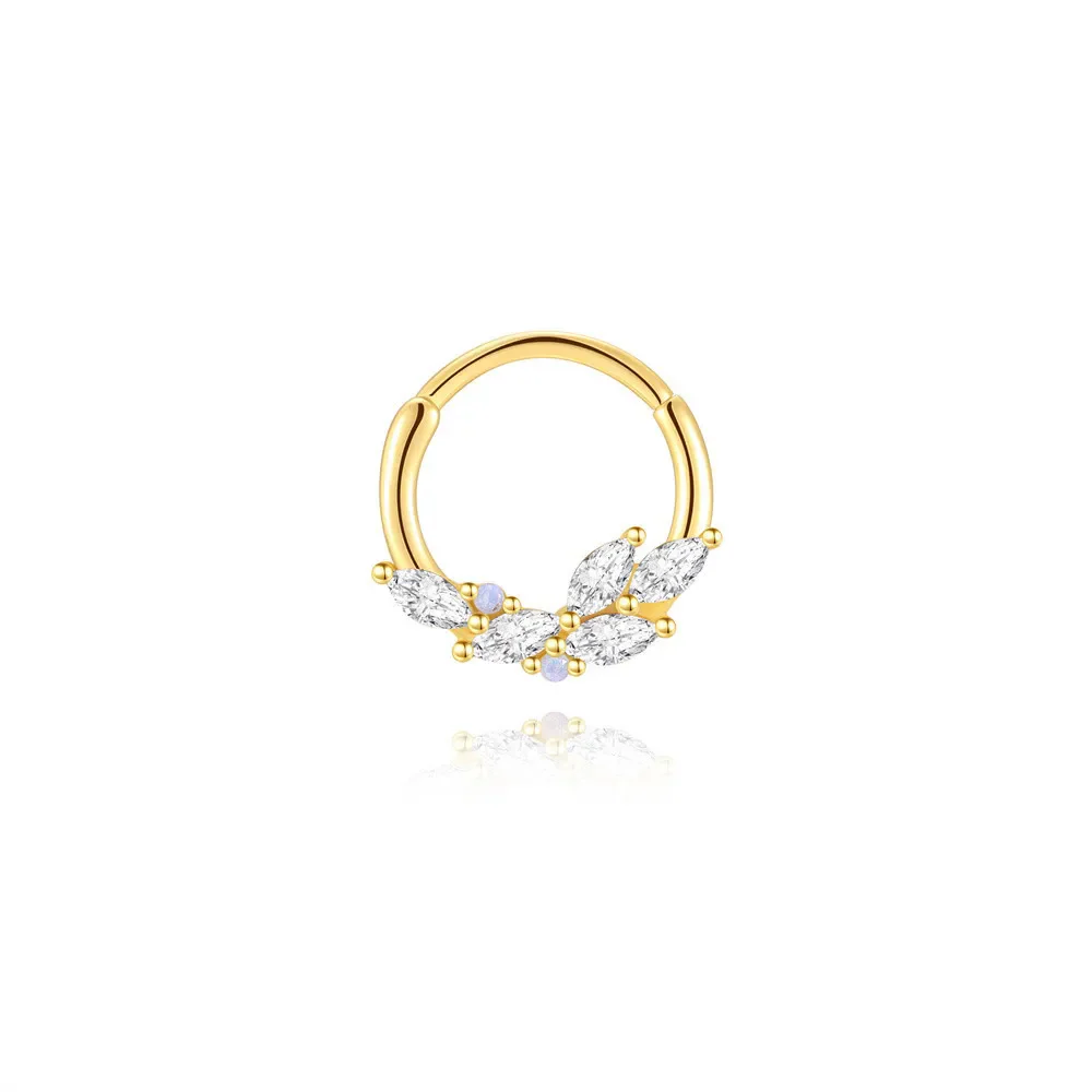 HOOP SEGMENT PIERCING IN STERLING SILVER - Image 10