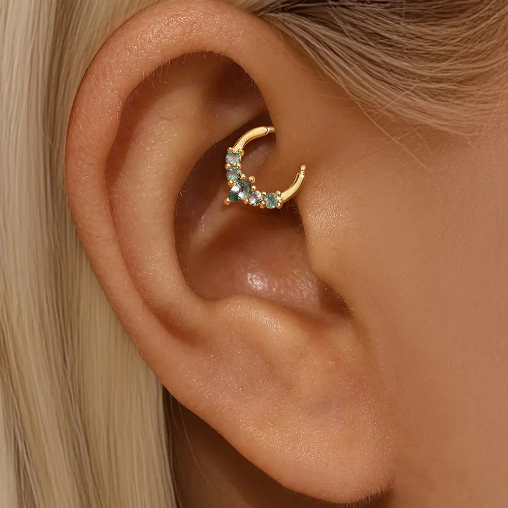 HOOP SEGMENT PIERCING IN STERLING SILVER - Image 3