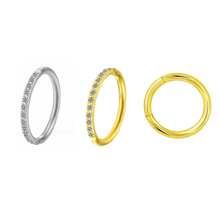 HOOP PIERCING IN SOLID GOLD - Image 3