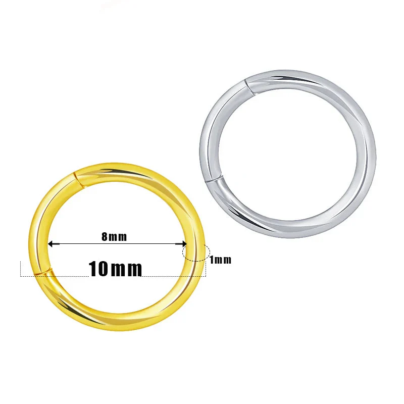 HOOP PIERCING IN SOLID GOLD - Image 4
