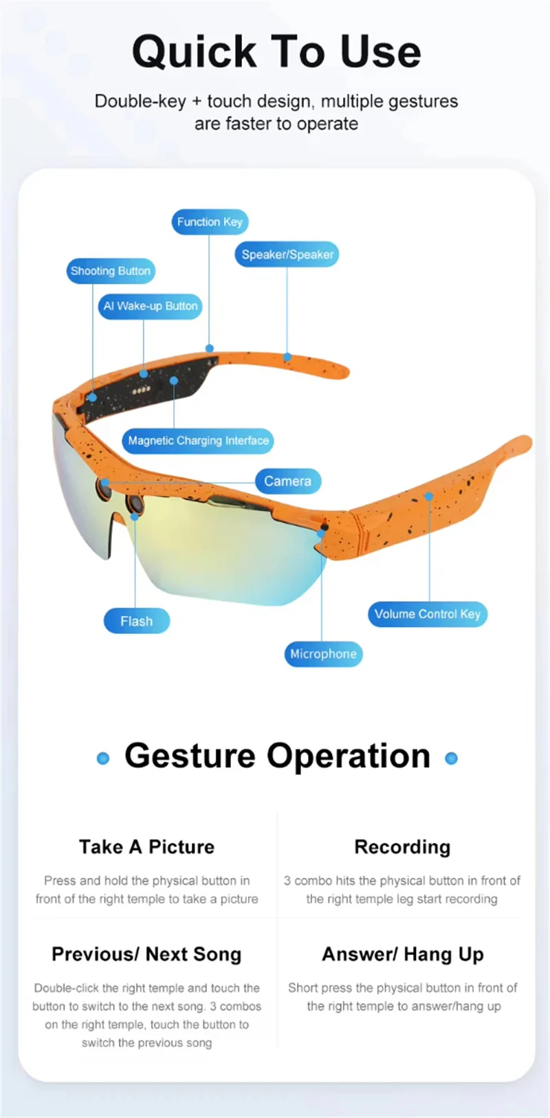 I&E SPORT AI SMART GLASSES - Image 9