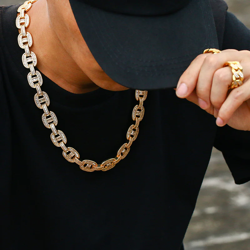 IE0489 MOISSANITE MIAMI CUBAN LINK CHAIN NECKLACE/BRACELET IN STERLING SILVER - Image 4