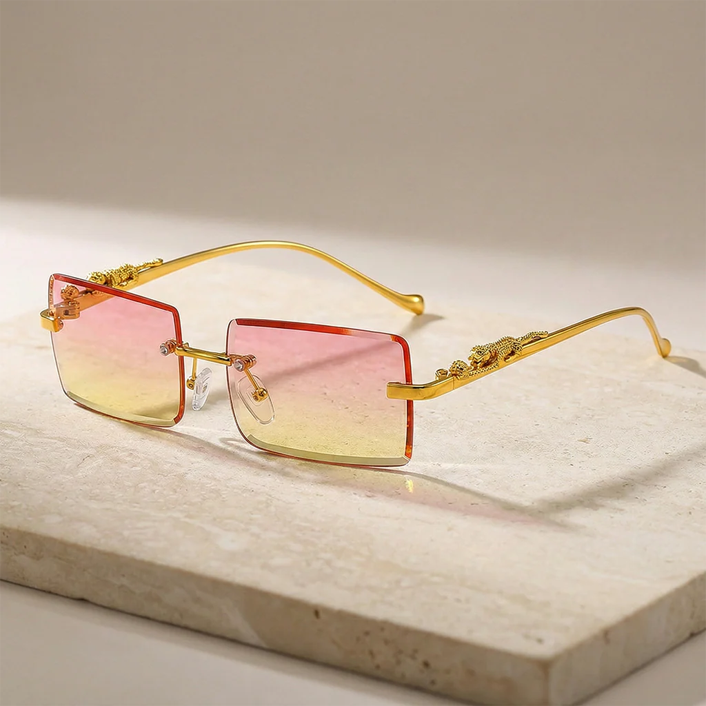 IMPERIAL DRAGON RIMLESS SUNGLASSES - Image 11