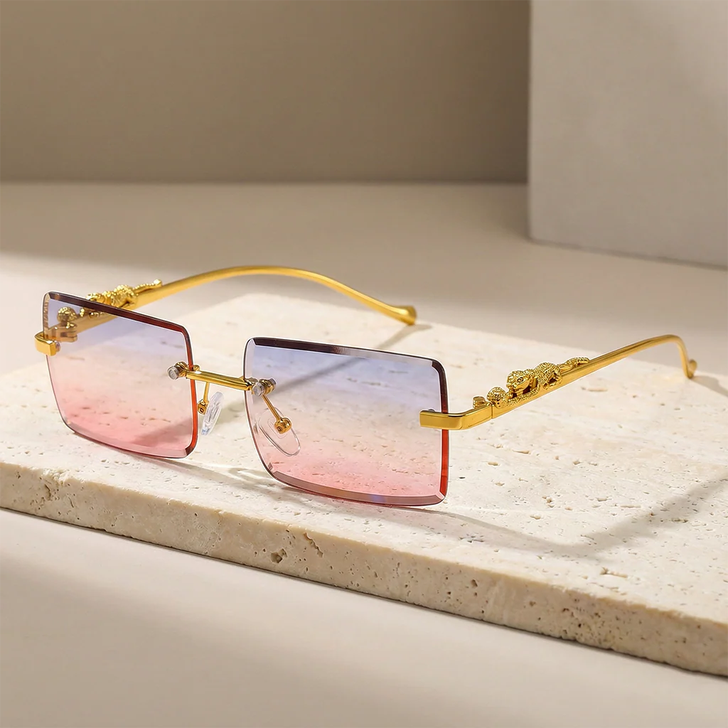 IMPERIAL DRAGON RIMLESS SUNGLASSES - Image 12