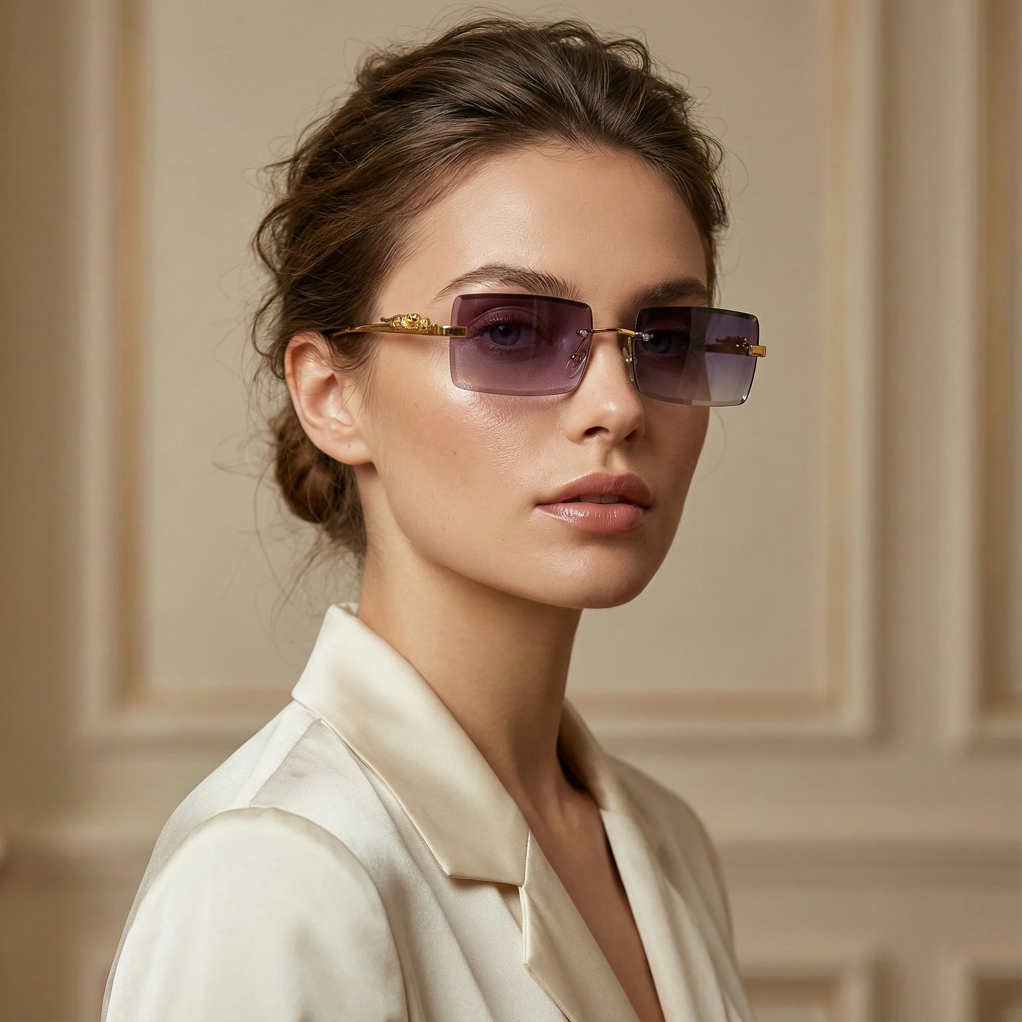 IMPERIAL DRAGON RIMLESS SUNGLASSES - Image 6