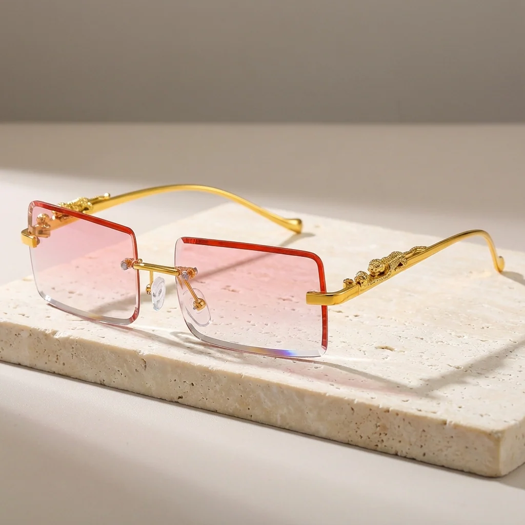 IMPERIAL DRAGON RIMLESS SUNGLASSES - Image 8