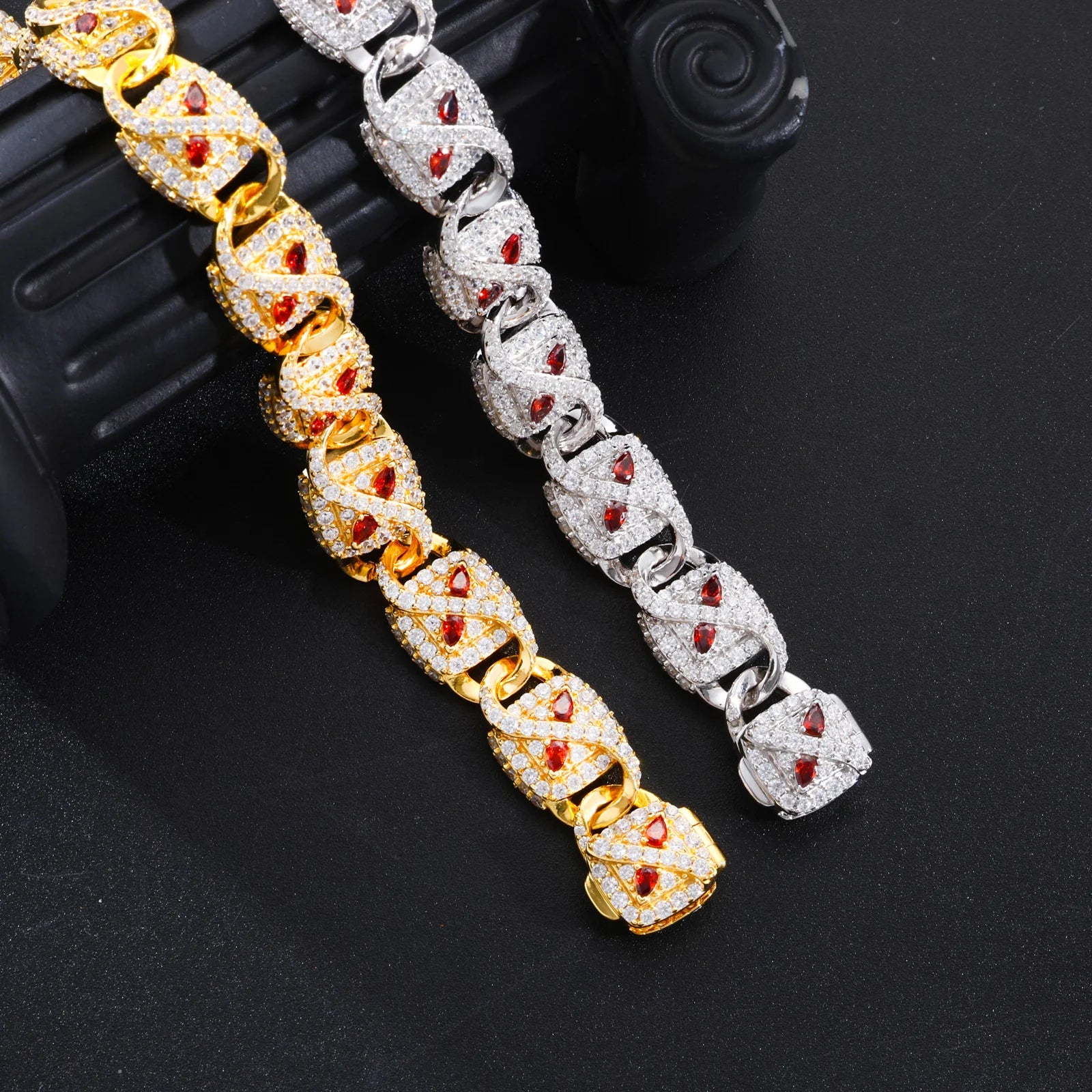 IMPERIAL EMBER MOISSANITE BRACELET IN STERLING SILVER - Image 5