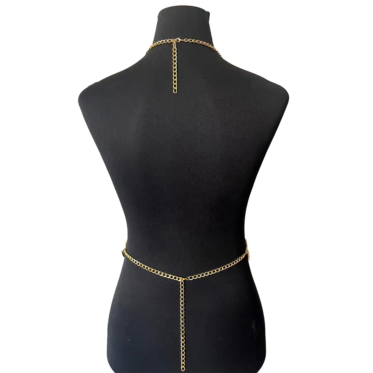 IRIDESCENT DROP BODY CHAIN HARNESS - Image 3