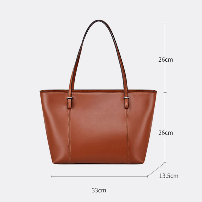 KAIA SMOOTH LEATHER TOTE - Image 10