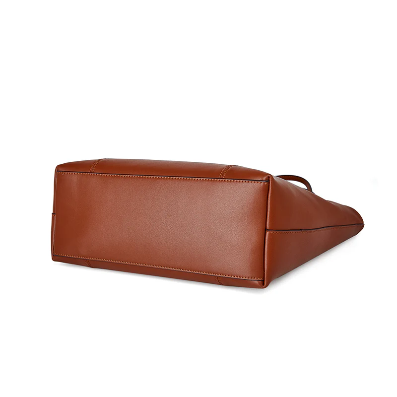 KAIA SMOOTH LEATHER TOTE - Image 3