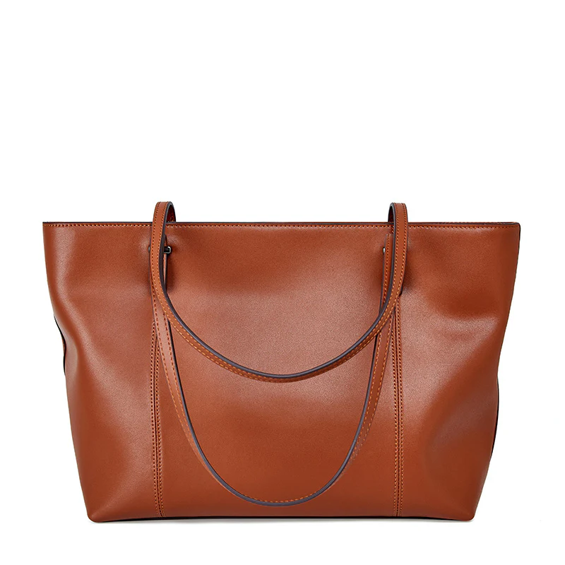 KAIA SMOOTH LEATHER TOTE - Image 5