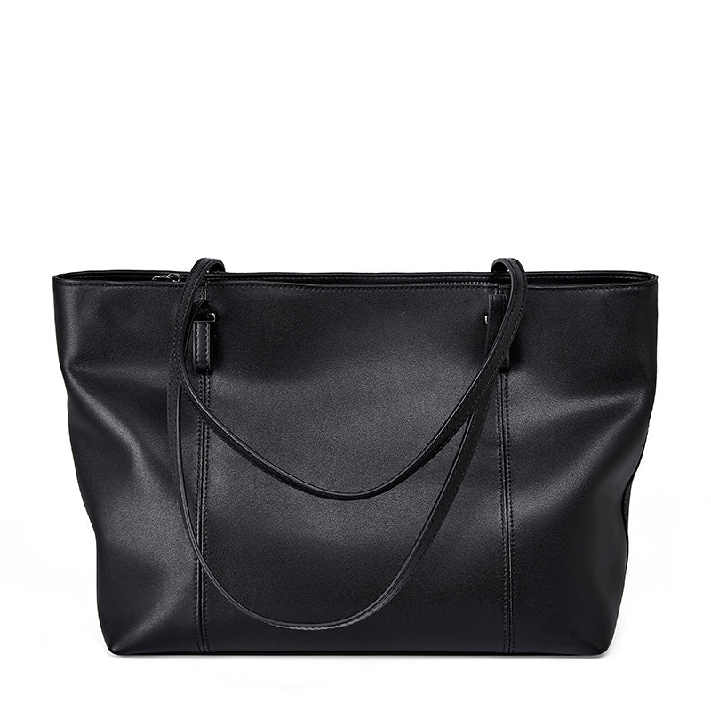 KAIA SMOOTH LEATHER TOTE - Image 6