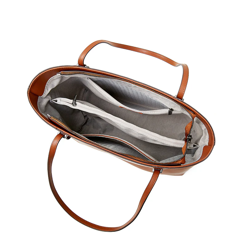 KAIA SMOOTH LEATHER TOTE - Image 9