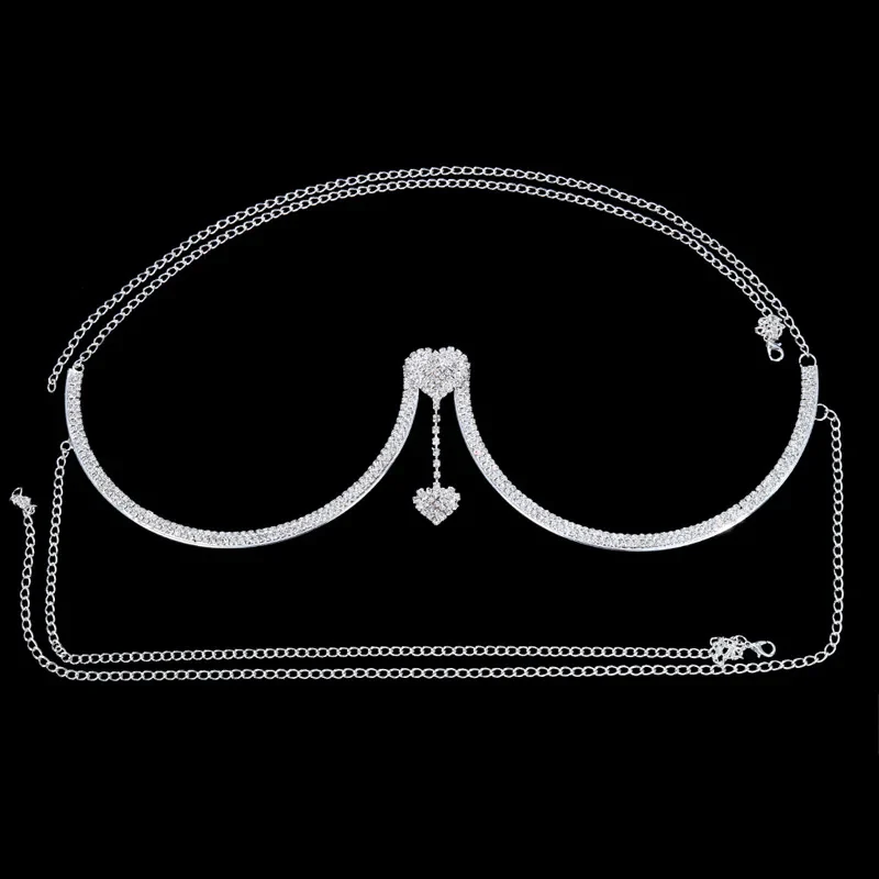 LUCENT HEART CONTOUR CHEST BODY CHAIN - Image 2