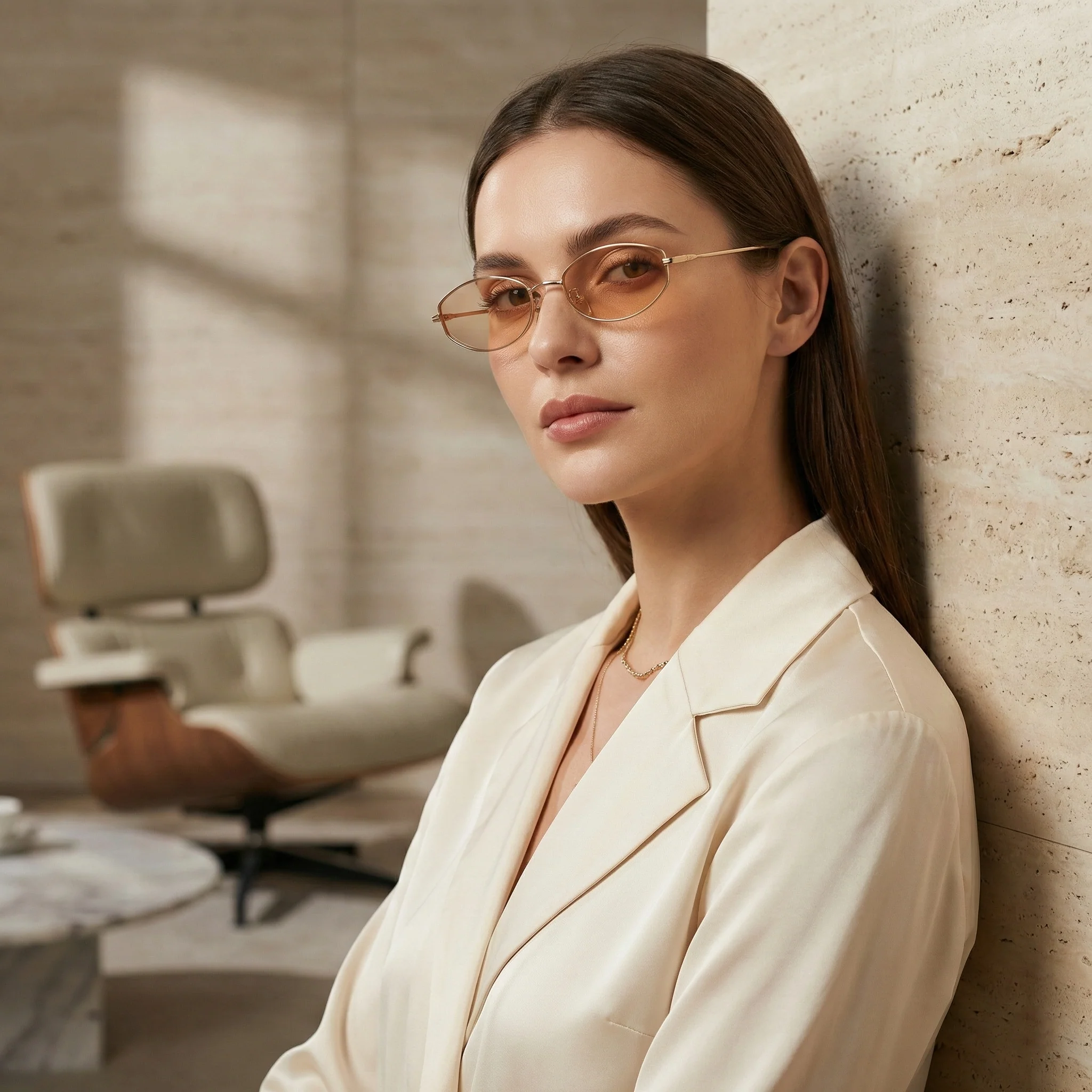 LUCENZA OVAL SUNGLASSES - Image 4