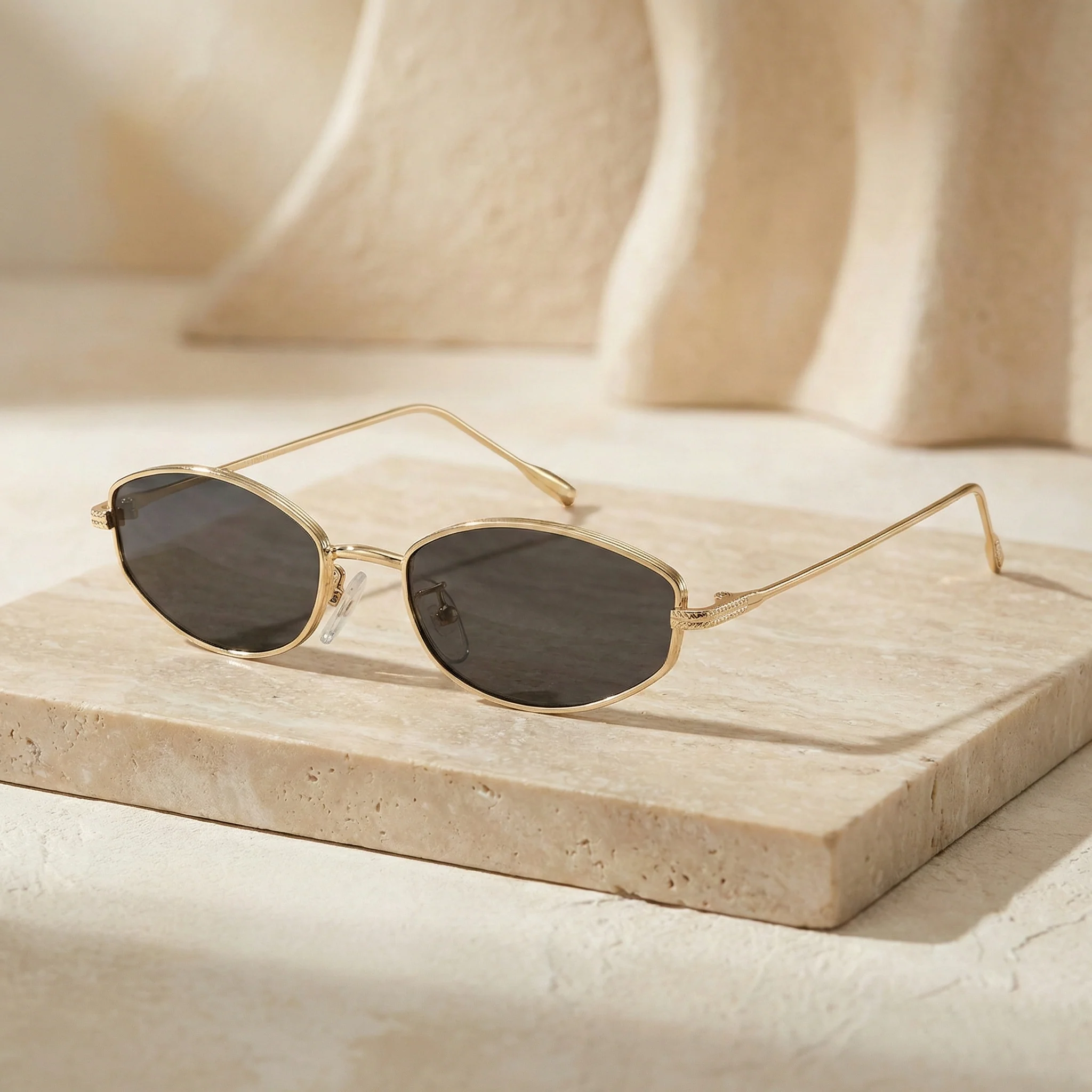 LUCENZA OVAL SUNGLASSES - Image 6
