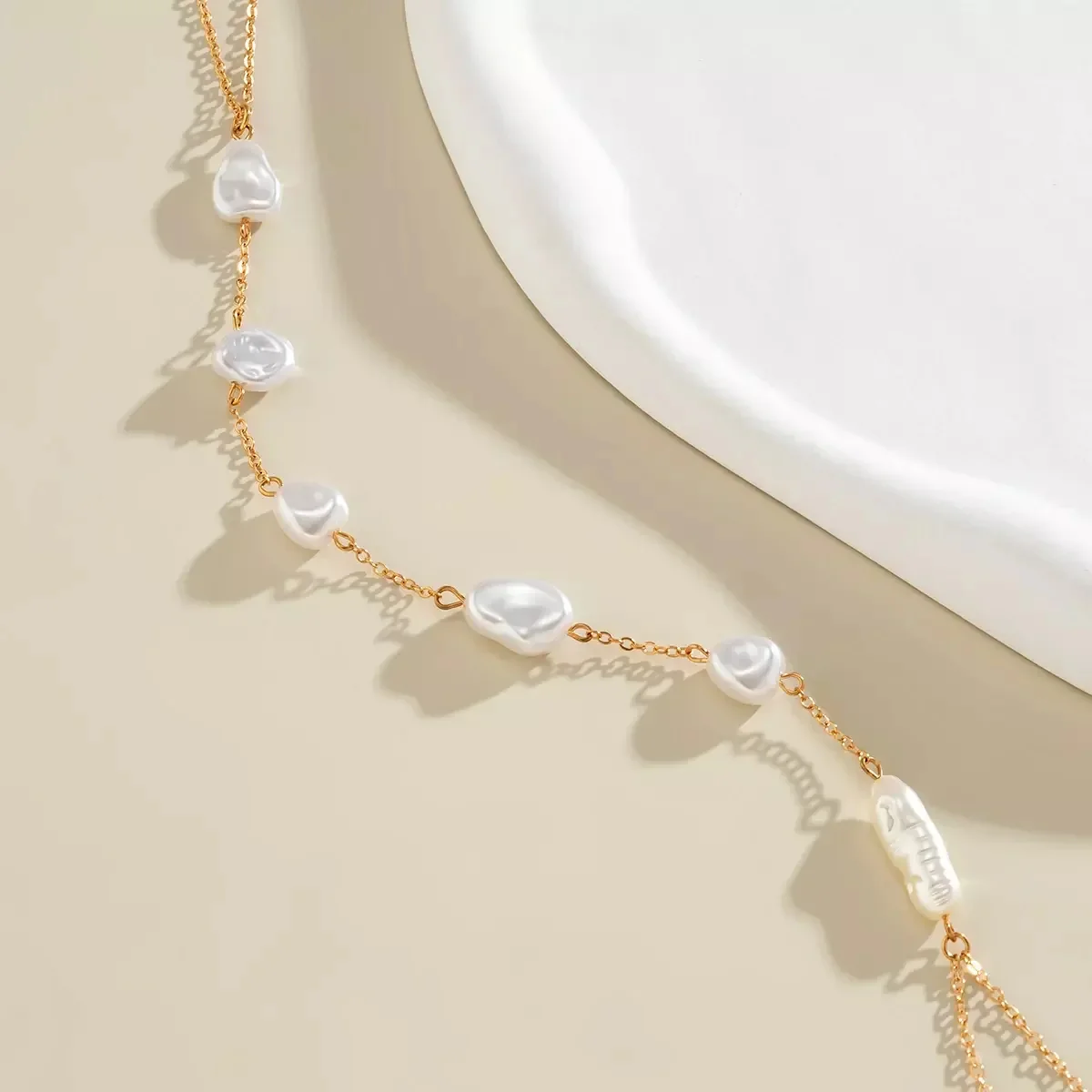 LUMINA PEARL DROP BODY CHAIN - Image 5