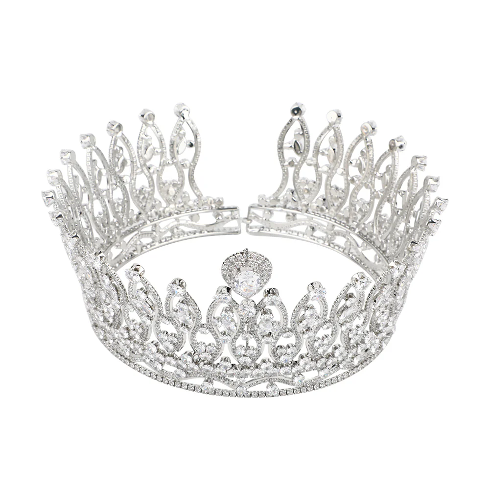 MAJESTIC RAISED TIARA CROWN - Image 4