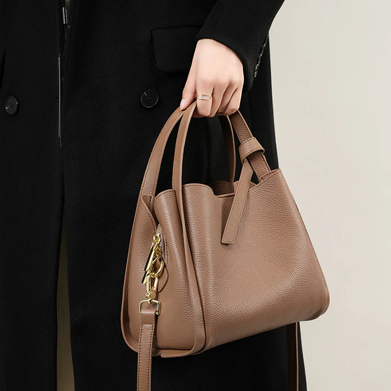 MARISE SOFT GRAIN HANDBAG - Image 3