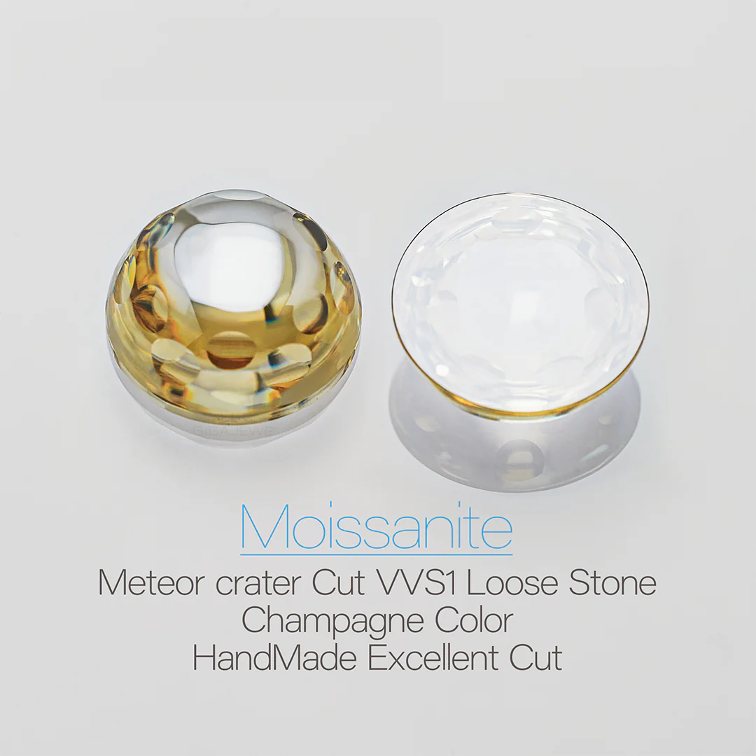METEOR CRATER CUT MOISSANITE LOOSE DIAMOND - Image 3