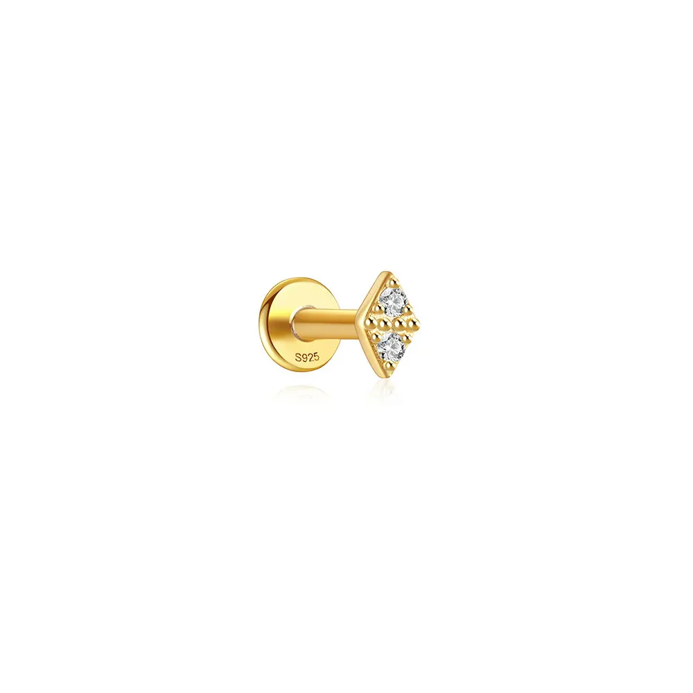MICRO PRONG PIERCING IN STERLING SILVER - Image 7