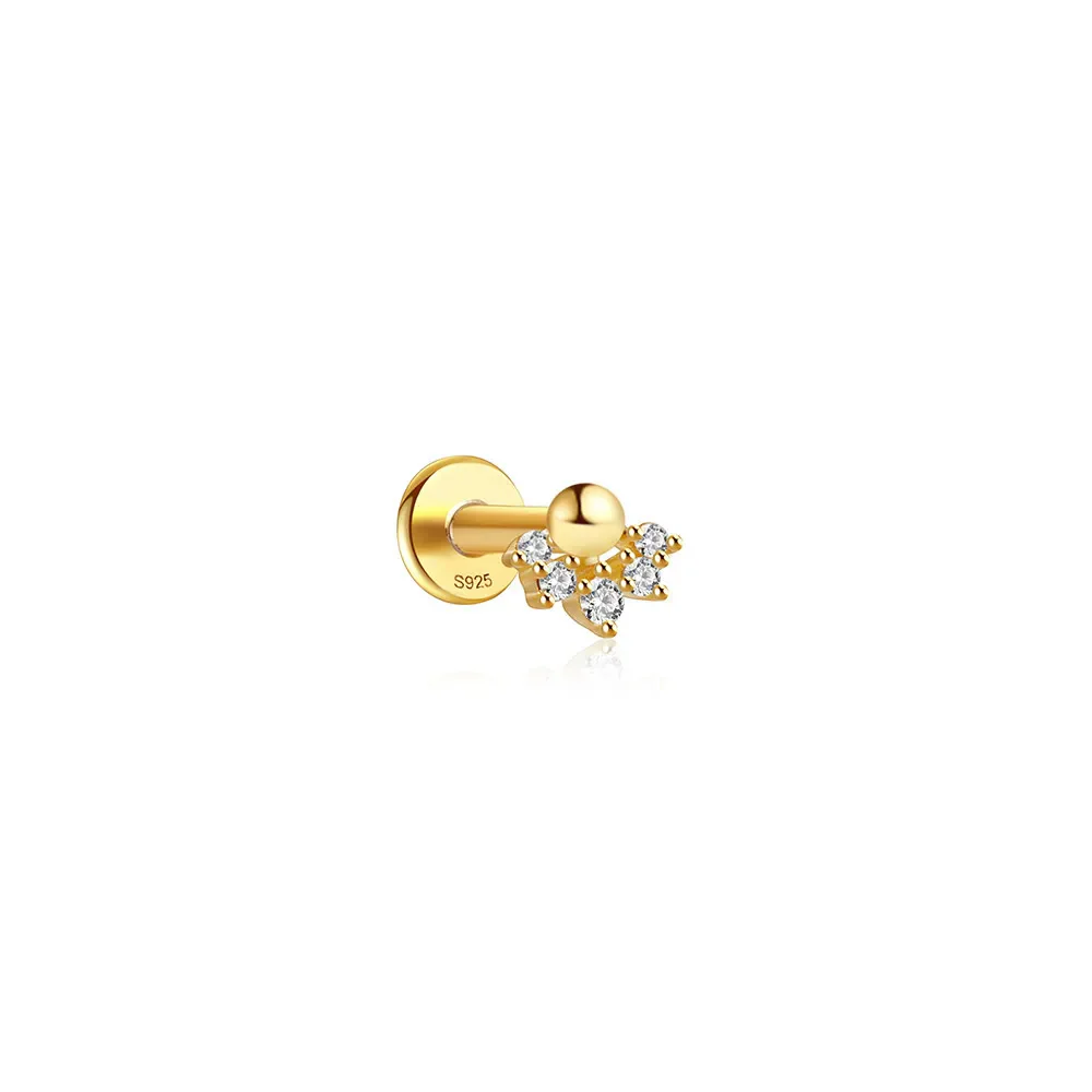 MICRO PRONG PIERCING IN STERLING SILVER - Image 8