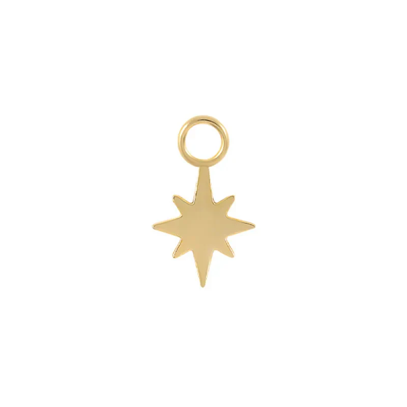 MINI CHARM DROP PIERCINGS ACCESSORY IN STERLING SILVER - Image 13