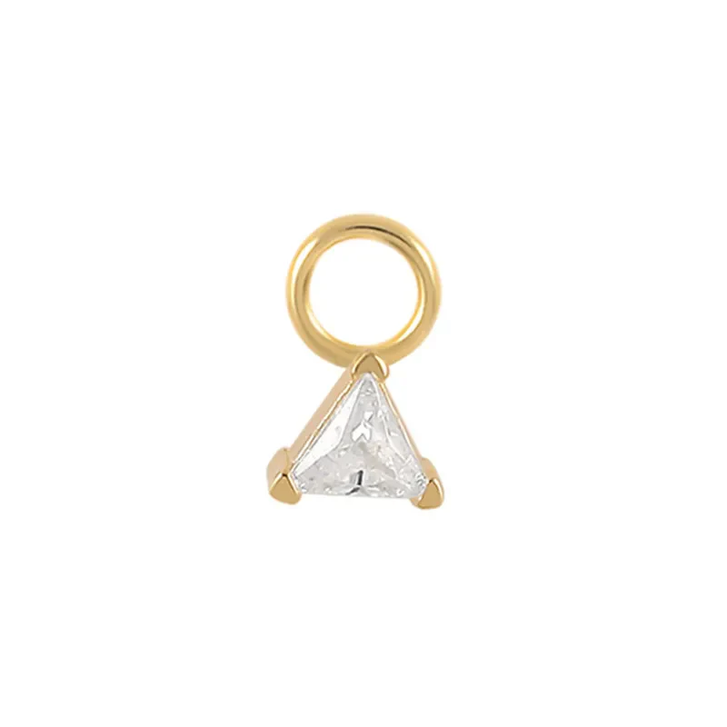 MINI CHARM DROP PIERCINGS ACCESSORY IN STERLING SILVER - Image 15