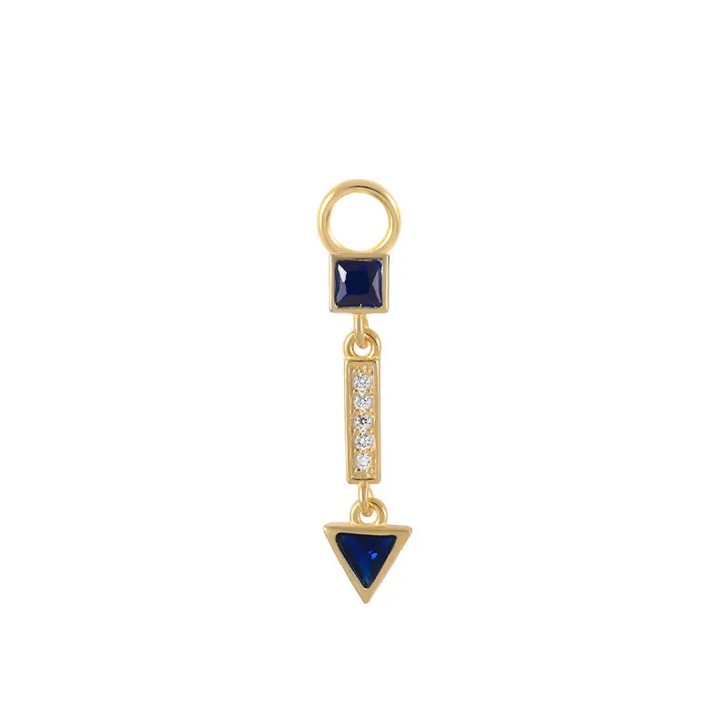 MINI CHARM DROP PIERCINGS ACCESSORY IN STERLING SILVER - Image 16