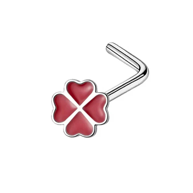 MINI CHARM NOSE PIERCINGS IN STERLING SILVER - Image 10