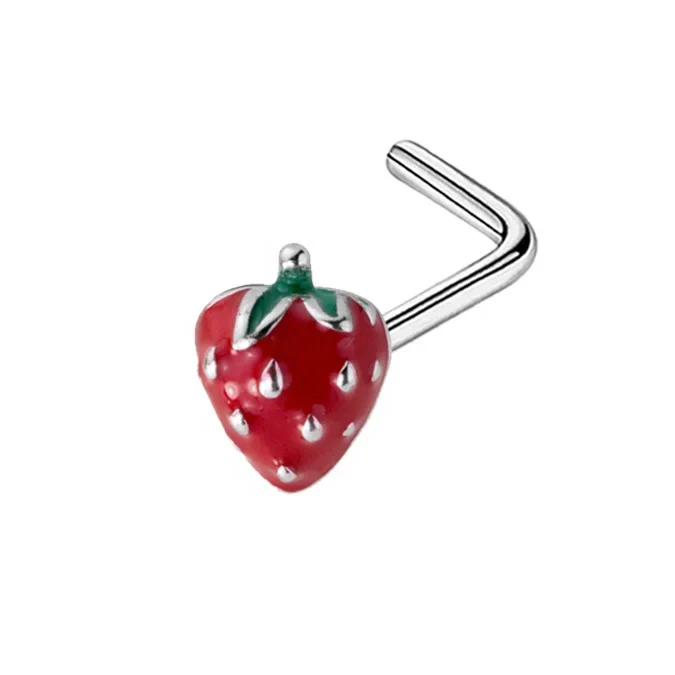MINI CHARM NOSE PIERCINGS IN STERLING SILVER - Image 4