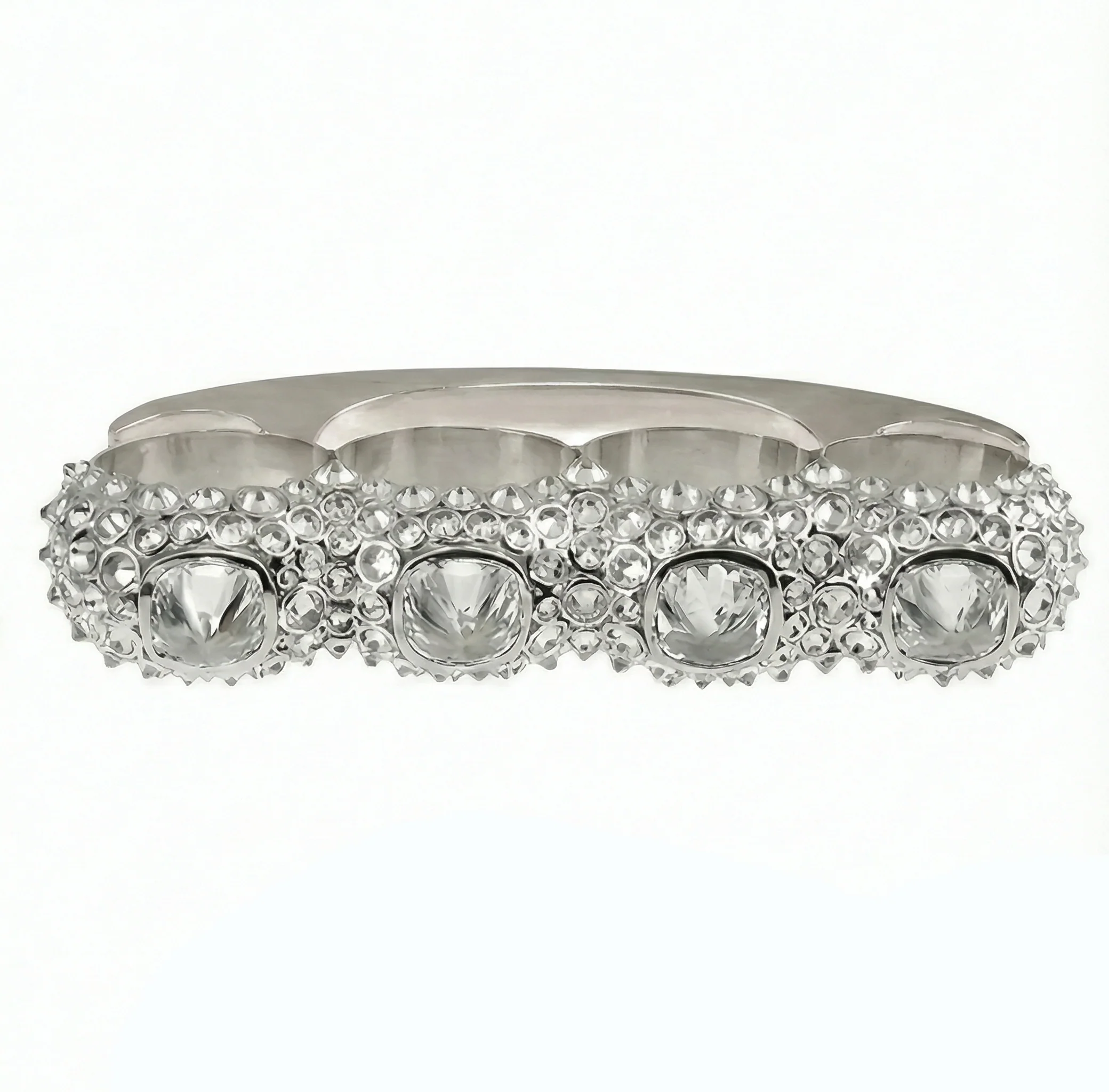 MOISSANITE DIAMOND KNUCKLE IN STERLING SILVER - Image 3