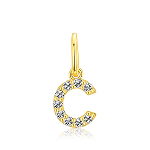MOISSANITE DIAMOND LETTER PENDANT NECKLACE IN STERLING SILVER - Image 27
