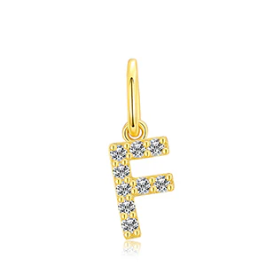MOISSANITE DIAMOND LETTER PENDANT NECKLACE IN STERLING SILVER - Image 30