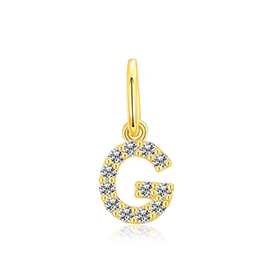 MOISSANITE DIAMOND LETTER PENDANT NECKLACE IN STERLING SILVER - Image 31
